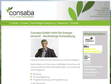 Tablet Screenshot of consaba.ch